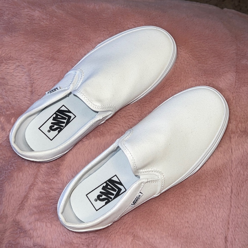 Brand new white vans